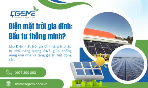 Điện mặt trời gia đình: Đầu tư thông minh?