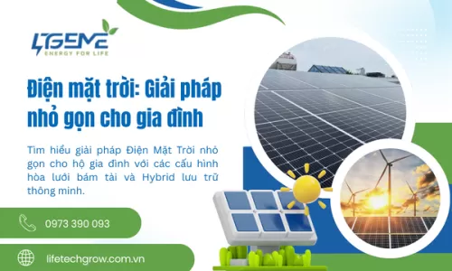 Điện mặt trời: Giải pháp nhỏ gọn cho gia đình