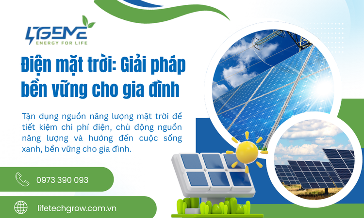Điện Mặt Trời - Giải Pháp Bền Vững Cho Gia Đình Hiện Đại