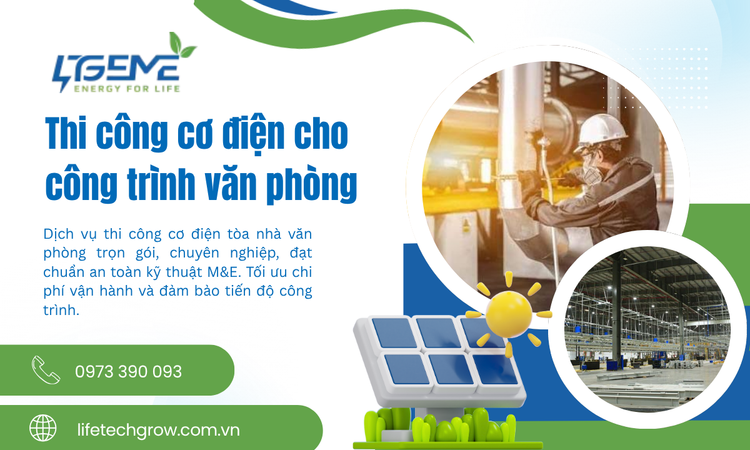 Thi công cơ điện cho công trình văn phòng: Giải pháp toàn diện và chuyên nghiệp
